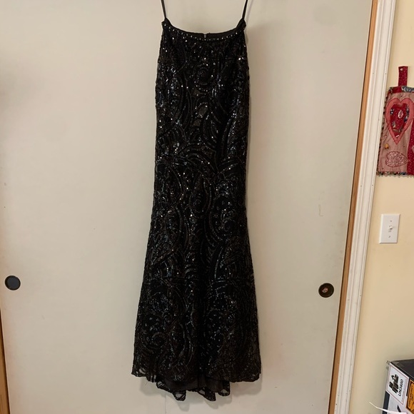 Gorgeous Black Morliee Long Prom/Homecoming Dress - Picture 6 of 11